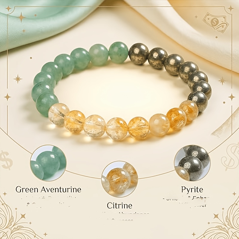 Natural Multicolor Aventurine Bracelet, Exquisite Craftsmanship